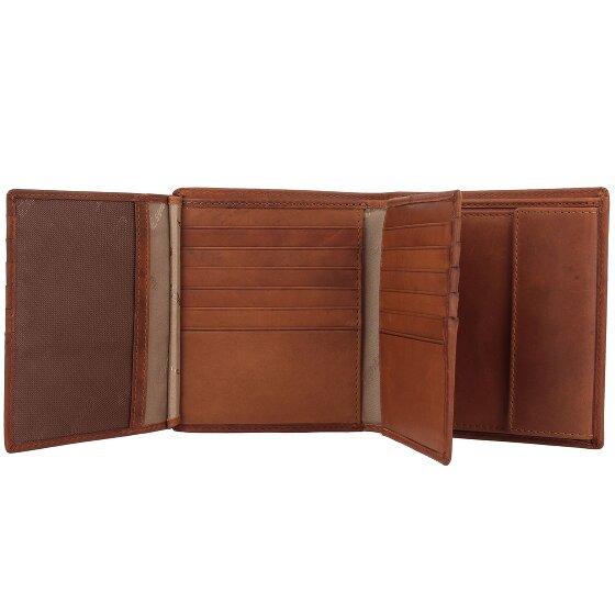 Esquire Dallas Portfel Ochrona RFID Skórzany 11 cm