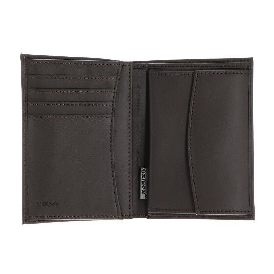 oxmox Leather Portfel Ochrona RFID Skóra 10 cm