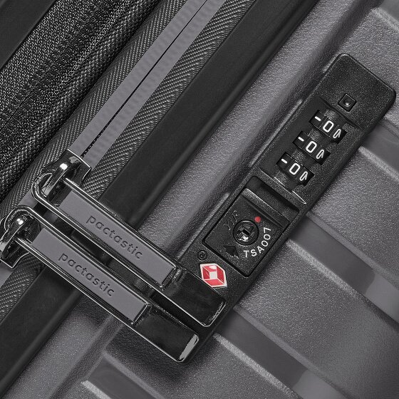 Pactastic Collection 04 THE CABIN + 4 kółka Walizka kabinowy S 55 cm z plisą rozprężną