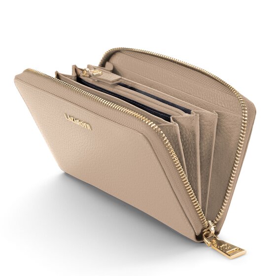 Lazarotti Bologna Leather XL Portfel skórzany z zamkiem błyskawicznym 19 cm