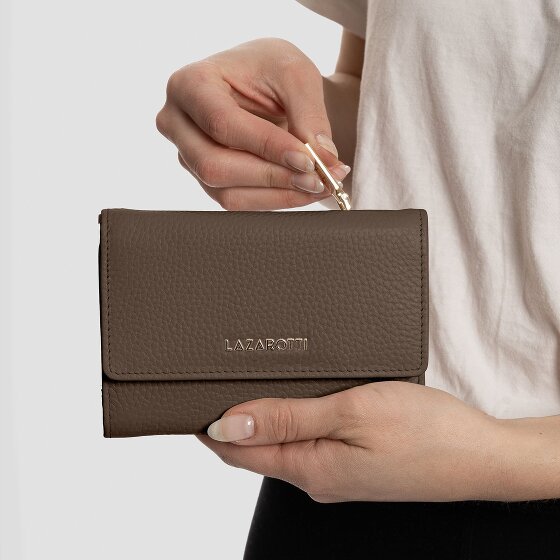 Lazarotti Bologna Leather Portfel Skórzany 14 cm