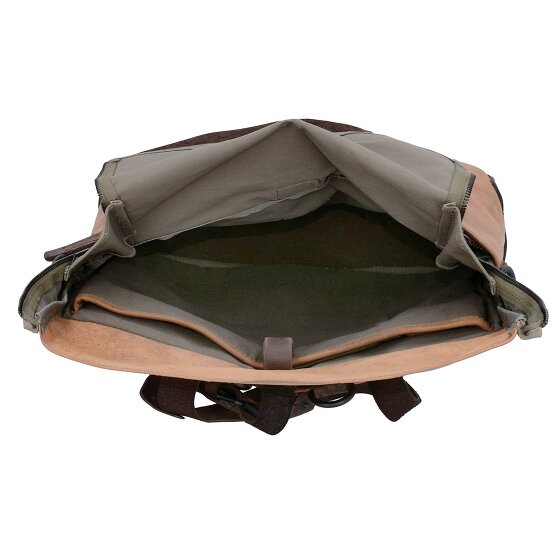 Harold's Teczka Twister z funkcją plecaka Skórzana komora na laptopa 34 cm