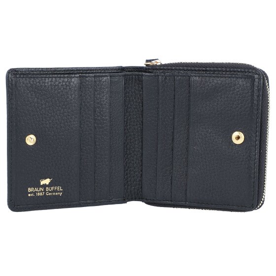 Braun Büffel Asti Portfel Ochrona RFID Skóra 10 cm