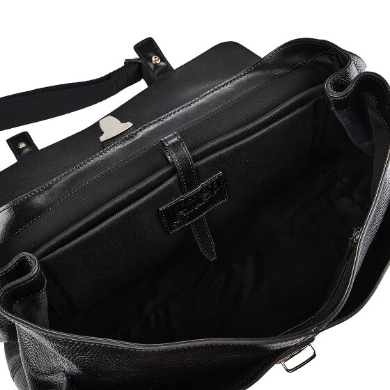 The Bridge Biagio Briefcase Messenger Skóra 41 cm Komora na laptopa