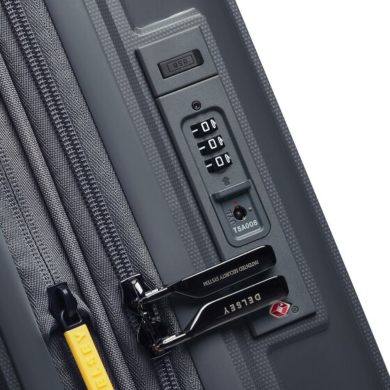 Delsey Paris Lutece 4 kółka Walizka kabinowa 55 cm z funkcją poszerzenia
