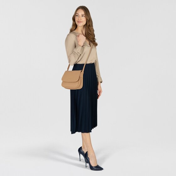 Lacoste City Court Torba na ramię Skórzany 22 cm