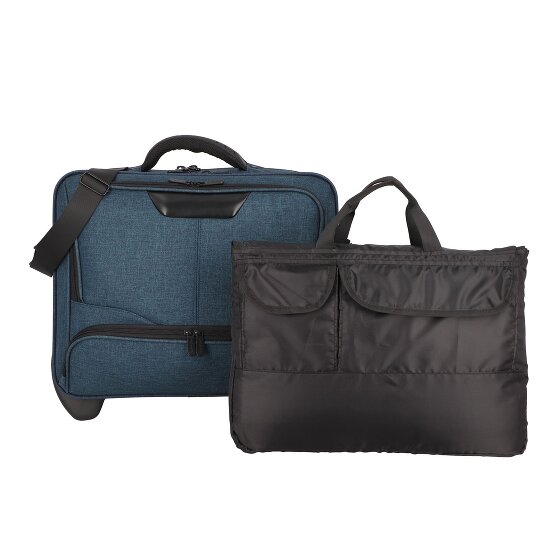 Dermata 2 kółka Walizka biznesowy 46 cm Komora na laptopa