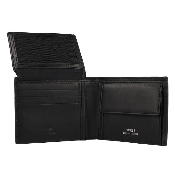 Guess Barcellona Portfel Ochrona RFID Skórzany 12 cm