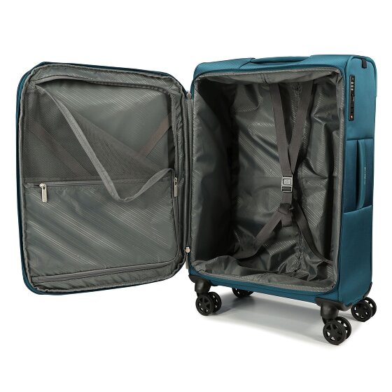 Samsonite Base Breeze 4 kółka Walizka 67 cm z plisą rozprężną