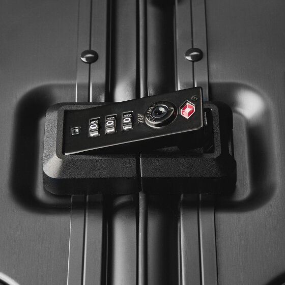 Redolz Zestaw walizek z 4 kółkami „Pro Aluminium” w rozmiarach S i L