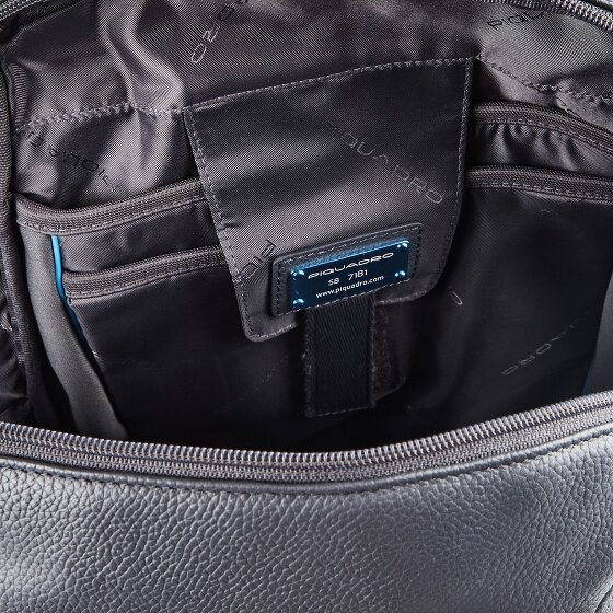 Piquadro Plecak Skóra 39 cm Komora na laptopa