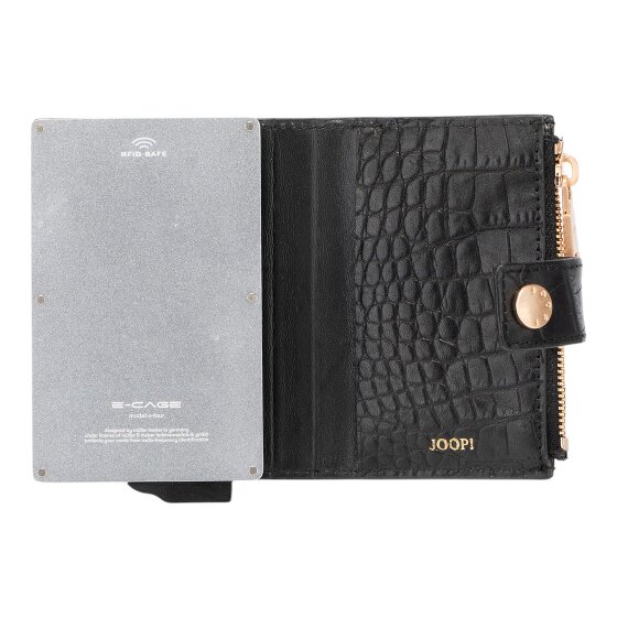 Joop! Coccodrillo C-Four Portfel Ochrona RFID Skórzany 10.5 cm