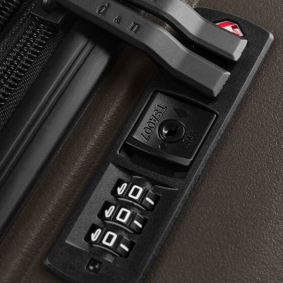 d&n Toronto 4 kółka Zestaw walizek 3-części z plisą rozprężną