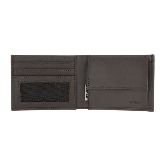 oxmox Leather Portfel Ochrona RFID Skóra 11 cm
