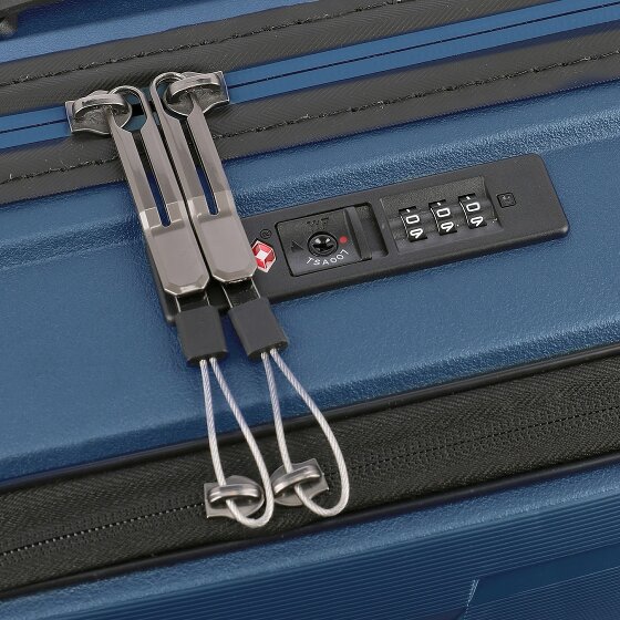 Travelite Air Base 4 kółka Walizka kabinowa 55 cm Komora na laptopa
