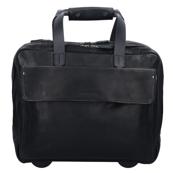 Harold's Ivy Lane 2 kółka Walizka biznesowa Skóra 36 cm Komora na laptopa