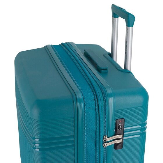 Gabol Saori 4 kółka Zestaw walizek 3-części z plisą rozprężną