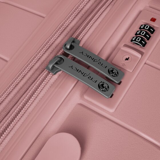 Franky London 4 kółka Walizka M 65 cm z plisą rozprężną