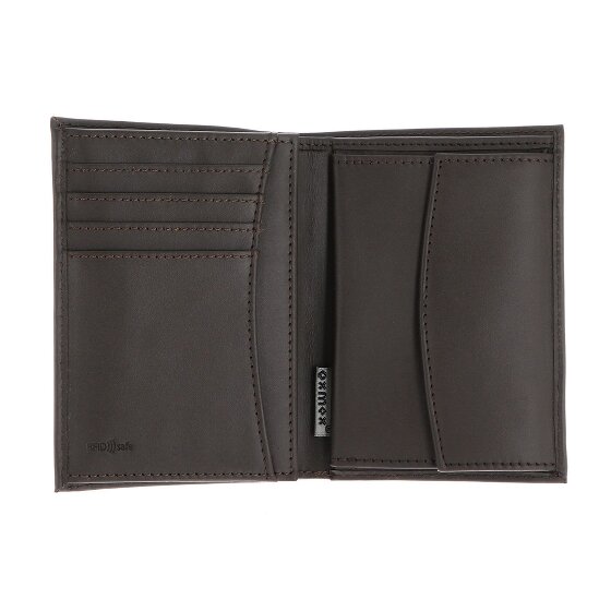 oxmox Leather Portfel Ochrona RFID Skóra 10 cm