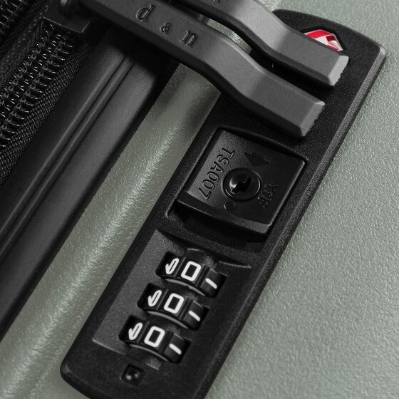 d&n Toronto 4 kółka Walizka M 65 cm z plisą rozprężną