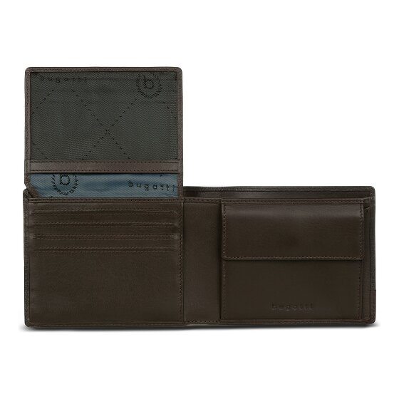 bugatti Due Portfel Ochrona RFID Skórzany 11.5 cm