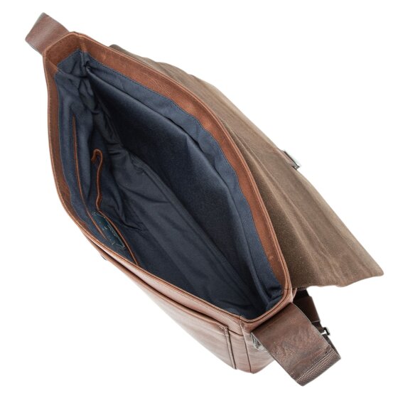 Joop! Teramo Torba typu Messenger Skóra 37 cm Komora na laptopa