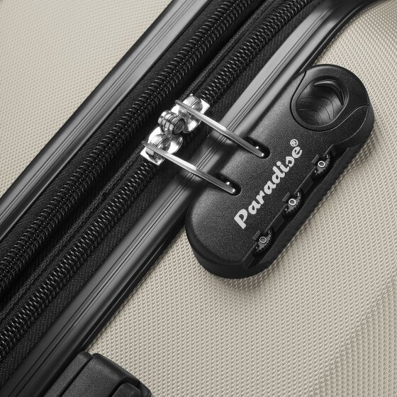 Check.In Paradise 2.0 4 kółka Walizka kabinowy S 55 cm z plisą rozprężną