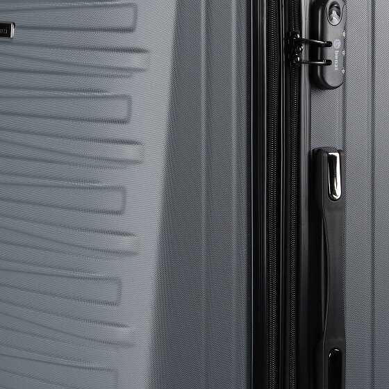 Benzi 5493 4 kółka Walizka M 66 cm z plisą rozprężną