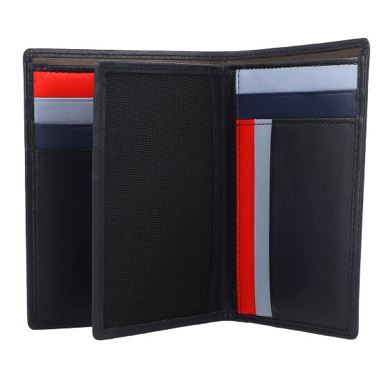 DuDu Tiberio Portfel Ochrona RFID Skóra 9.5 cm