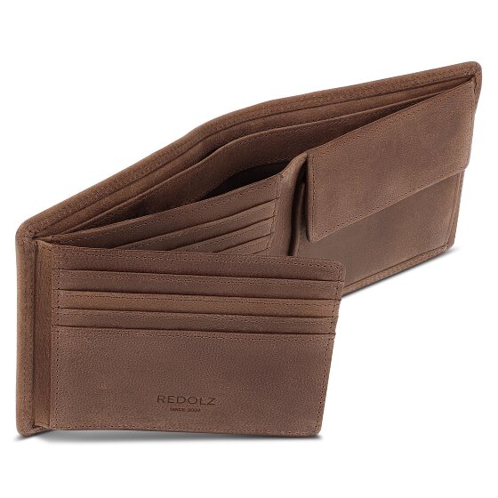 Redolz Leather Essentials QF portfel RFID skóra 12 cm