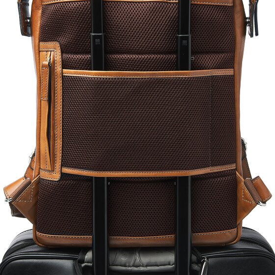 Castelijn & Beerens Laurens Plecak Ochrona RFID Skórzany 41 cm Komora na laptopa