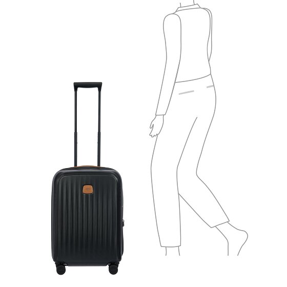 Bric's Taormina 4 kółka Walizka S 57 cm z plisą rozprężną