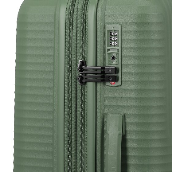 Travelite Air Stripe 4 kółka Zestaw walizek 3-części z funkcją poszerzenia