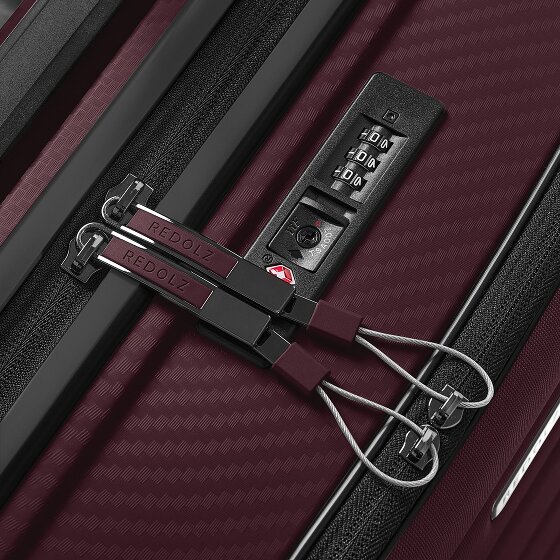 Redolz Essentials 17 4-kołowy wózek kabinowy 55 cm z miękką kieszenią na laptopa
