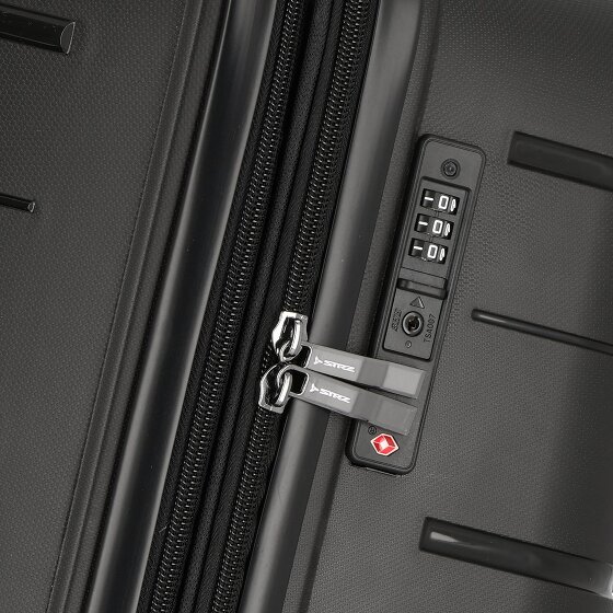 Polestream Strz by Asteroid 4 kółka Walizka L 74 cm z plisą rozprężną