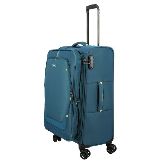 Travelite Umbria 4 kółka Zestaw walizek 3-części z plisą rozprężną