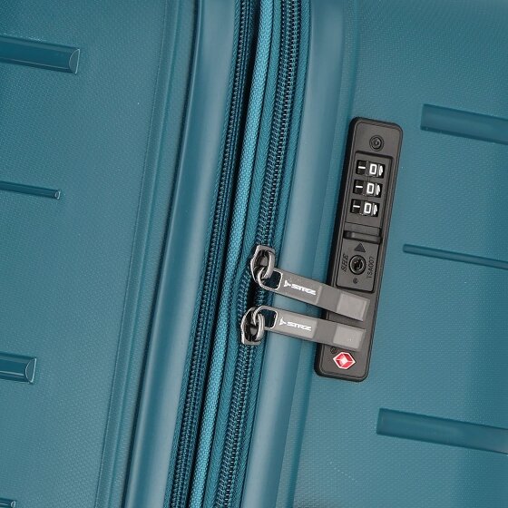 Polestream Strz by Asteroid 4 kółka Walizka L 74 cm z plisą rozprężną