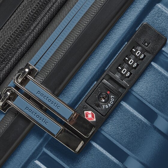 Pactastic Collection 04 THE CABIN + 4 kółka Walizka kabinowy S 55 cm z plisą rozprężną