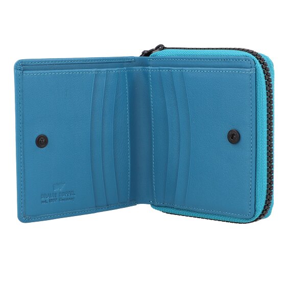 Braun Büffel Capri Portfel Ochrona RFID Skórzany 11 cm
