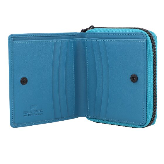 Braun Büffel Capri Portfel Ochrona RFID Skórzany 11 cm