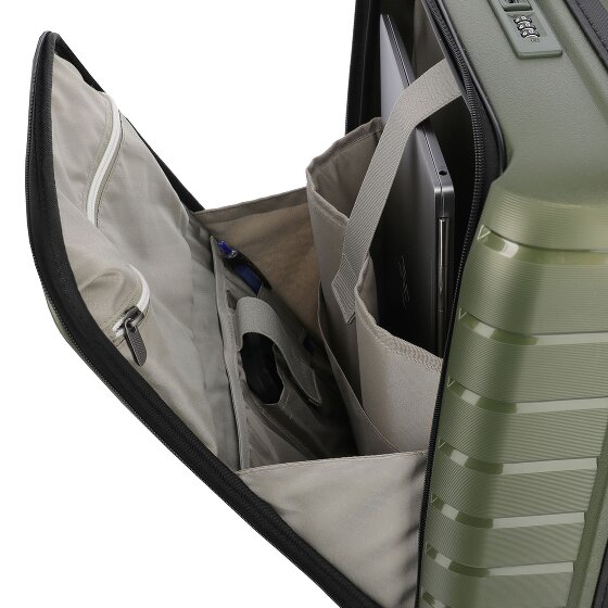 Travelite Air Base 4 kółka Walizka kabinowa 55 cm Komora na laptopa