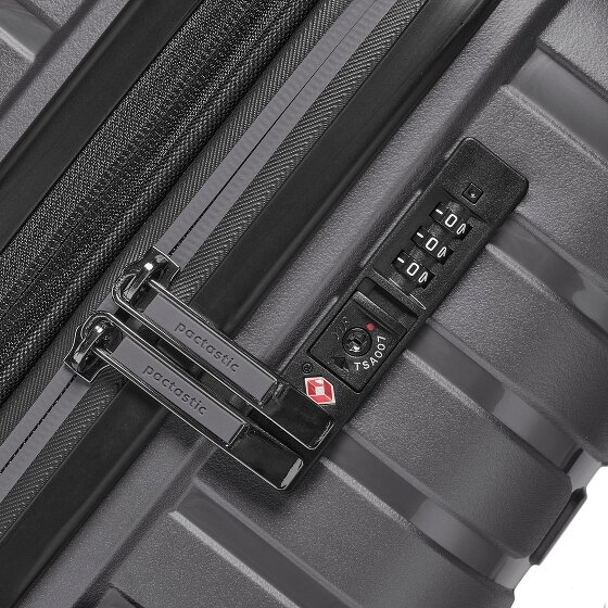 Pactastic Collection 04 THE LARGE + 4 kółka Walizka L 75 cm z plisą rozprężną