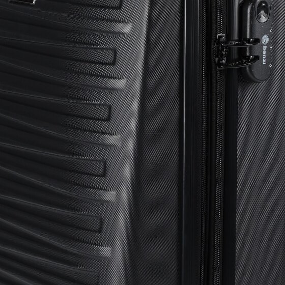 Benzi 5493 4 kółka Walizka kabinowy S 53 cm z plisą rozprężną