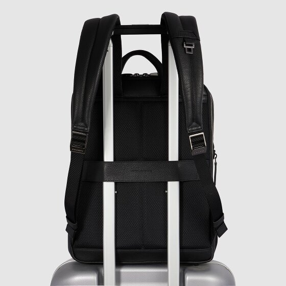Piquadro Modus Plecak Skórzany 37 cm Komora na laptopa