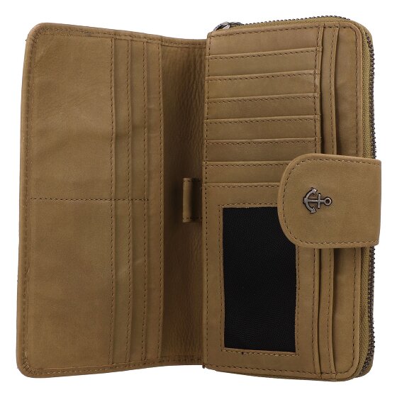 Harbour 2nd Anchor Love Felina Portfel Ochrona RFID Skórzany 19 cm