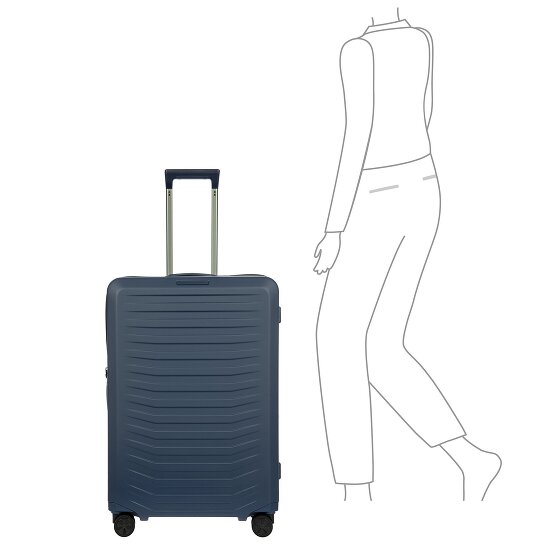 Porsche Design Roadster 4 kółka Walizka L 75 cm z plisą rozprężną
