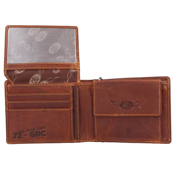 Greenburry Racing Collection Daytona Wallet RFID Leather 12 cm