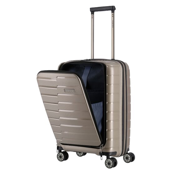 Travelite Air Base 4 kółka Walizka kabinowa 55 cm Komora na laptopa