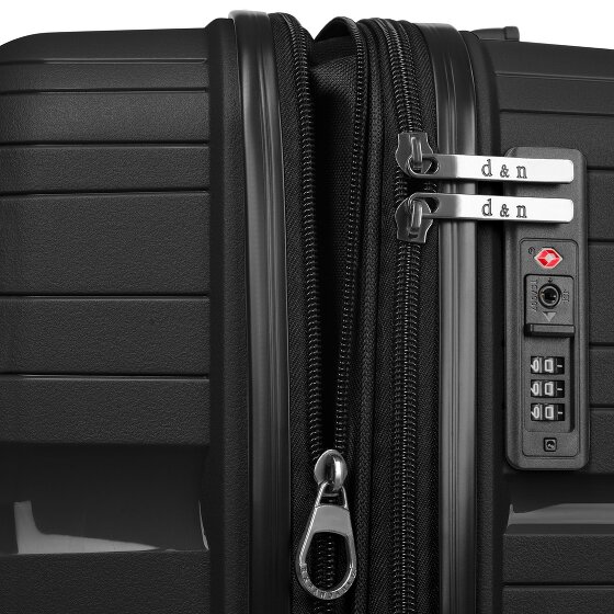 d&n Travel Line 4300-Plus 4 kółka Walizka L 76 cm z plisą rozprężną