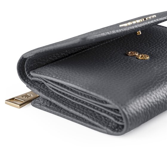 Lazarotti Portfel Bologna Leather XL z kieszenią zapinaną na zamek dookoła, Skóra, 14 cm